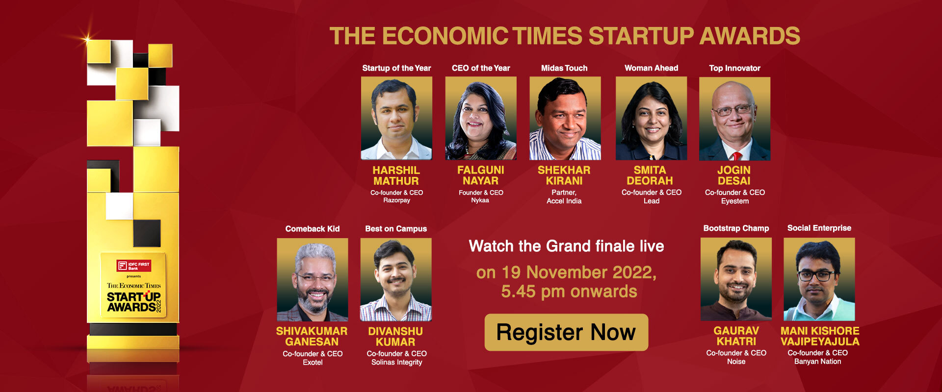 The Economic Times Startup Awards 2022